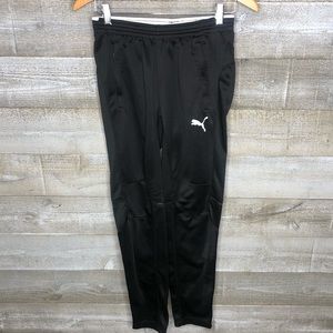 Puma black womens jogger athletic workout track pants small